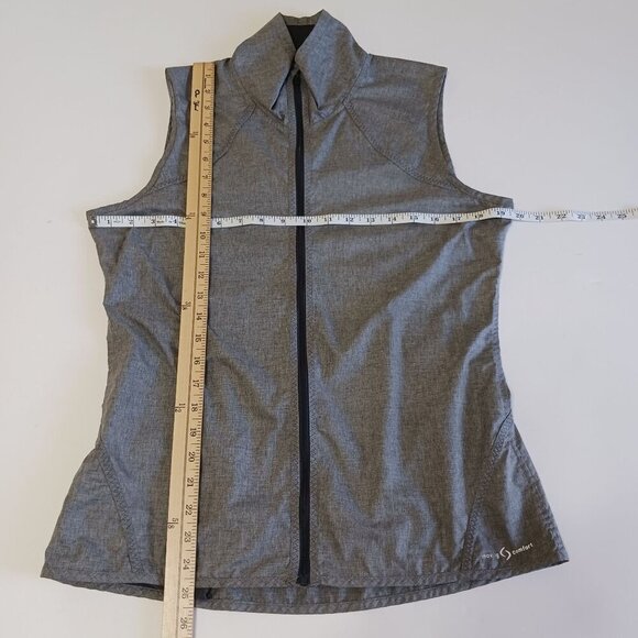 Moving Comfort Brooks Running Walking Gray Women's Vest Medium - Picture 10 of 11